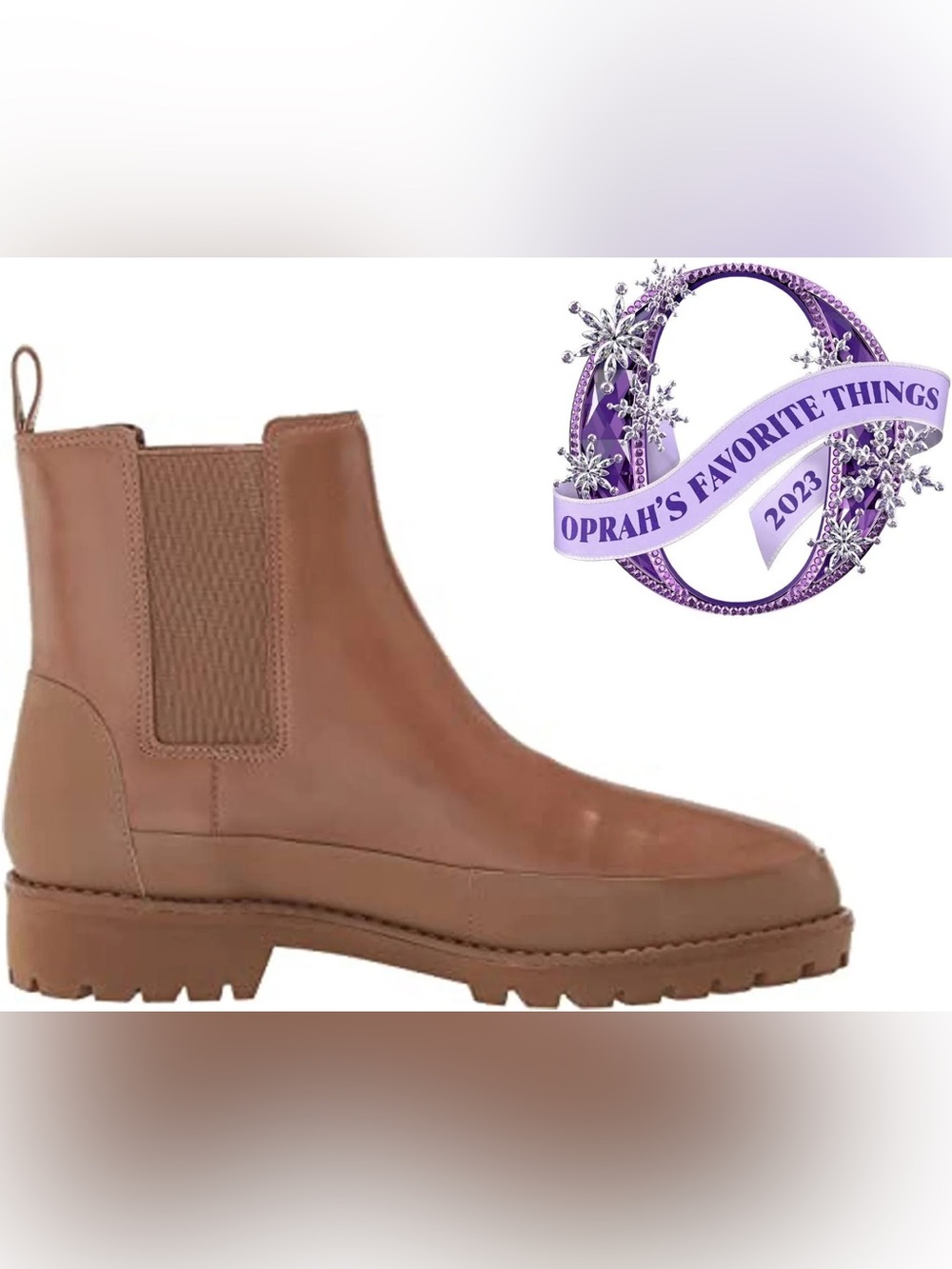 REBECCA ALLEN THE ALL WEATHER LEATHER BOOT NUDE SIZE 7.5 NWOT